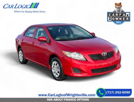 2009 Toyota Corolla for sale at Car Logic of Wrightsville in Wrightsville PA