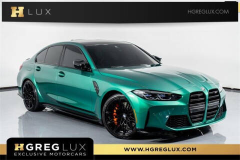 2021 BMW M3 for sale at HGREG LUX EXCLUSIVE MOTORCARS in Pompano Beach FL