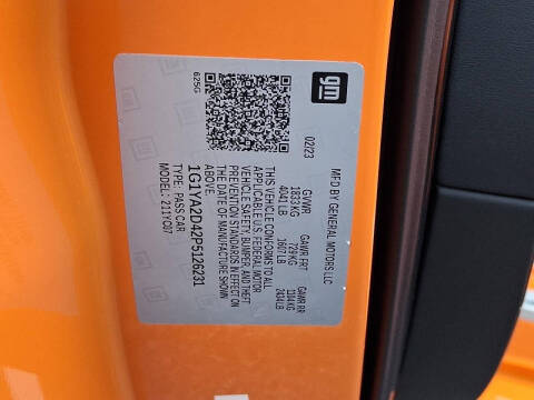 2023 Chevrolet Corvette Stingray