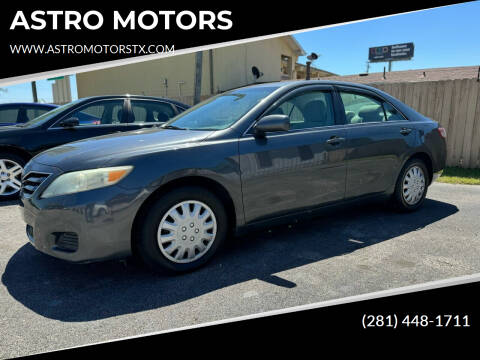 2010 Toyota Camry for sale at ASTRO MOTORS in Houston TX