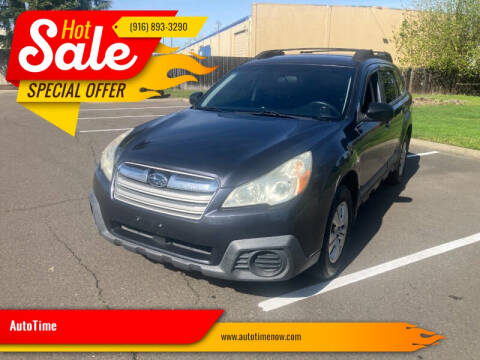 2013 Subaru Outback for sale at AutoTime in Sacramento CA
