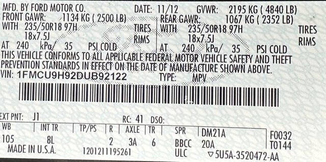 2013 Ford Escape SEL