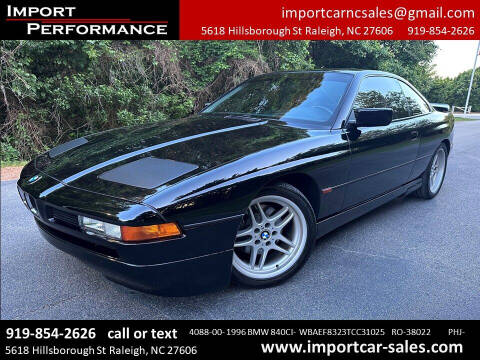 1996 BMW 8 Series for sale at Import Performance Sales in Raleigh NC