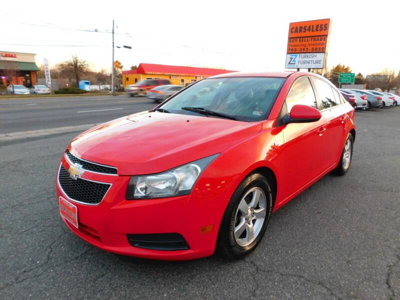 2014 Chevrolet Cruze for sale at Cars 4 Less in Manassas VA