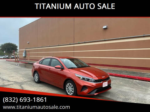 2022 Kia Forte for sale at TITANIUM AUTO SALE in Houston TX