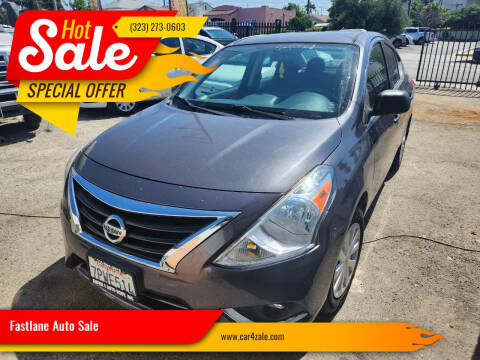 2015 Nissan Versa for sale at Fastlane Auto Sale in Los Angeles CA