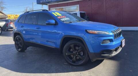 2018 Jeep Cherokee for sale at Latino Motors in Aurora IL