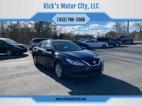 2016 Nissan Altima for sale at Rick's Motor City, LLC in Springfield MA