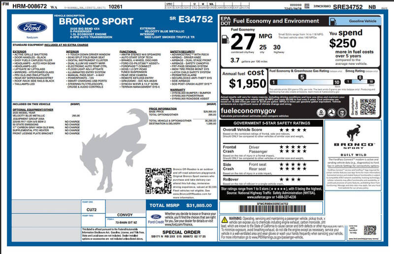 2025 Ford Bronco Sport Big Bend
