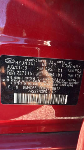 2019 Hyundai Ioniq Hybrid Blue