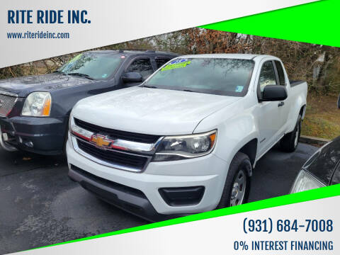 2018 Chevrolet Colorado for sale at RITE RIDE INC. - Rite Ride Inc 2 in Shelbyville TN