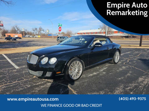 2011 Bentley Continental for sale at Empire Auto Remarketing in Oklahoma City OK