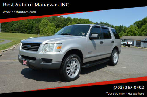2006 Ford Explorer for sale at Best Auto of Manassas INC in Manassas VA