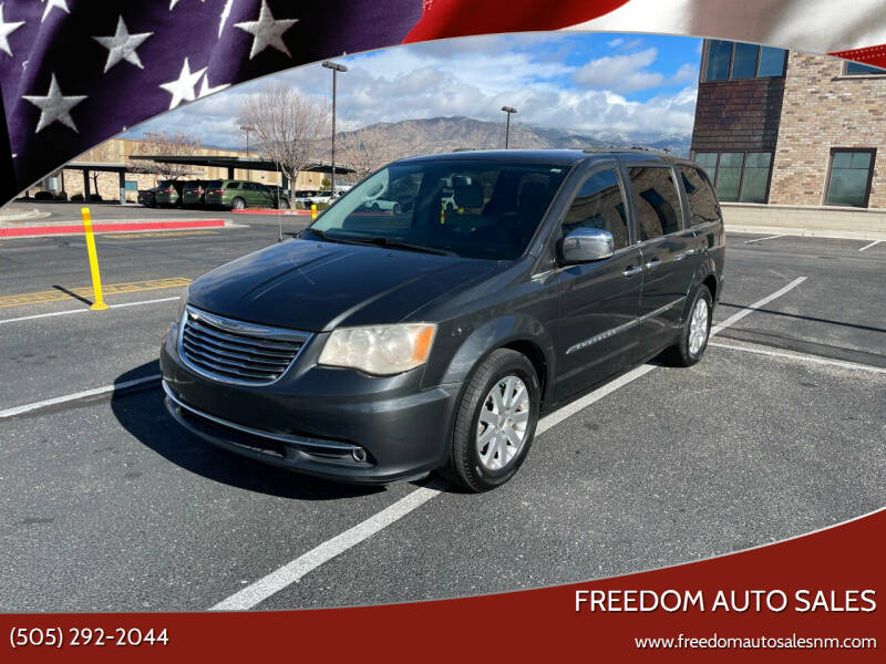 2012 Chrysler Town and Country for sale at Freedom Auto Sales in Albuquerque NM