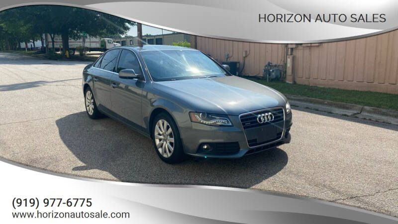 2012 Audi A4 for sale at Horizon Auto Sales in Raleigh NC