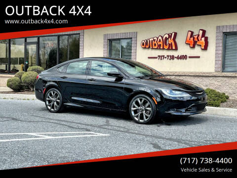 2015 Chrysler 200 for sale at OUTBACK 4X4 in Ephrata PA