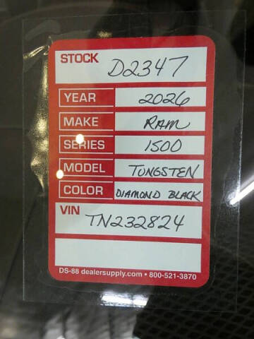 2026 RAM 1500 Tungsten
