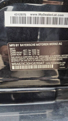 2017 BMW 3 Series 330i xDrive Gran Turismo