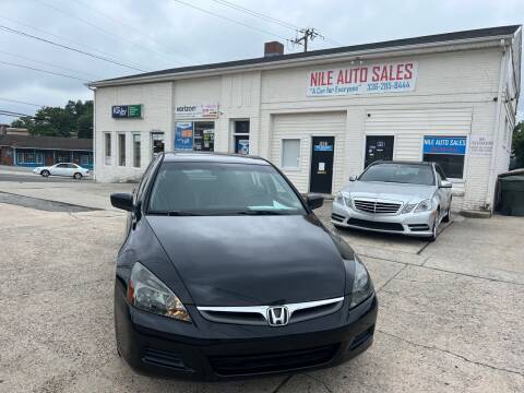 2007 Honda Accord for sale at Nile Auto Sales in Greensboro NC