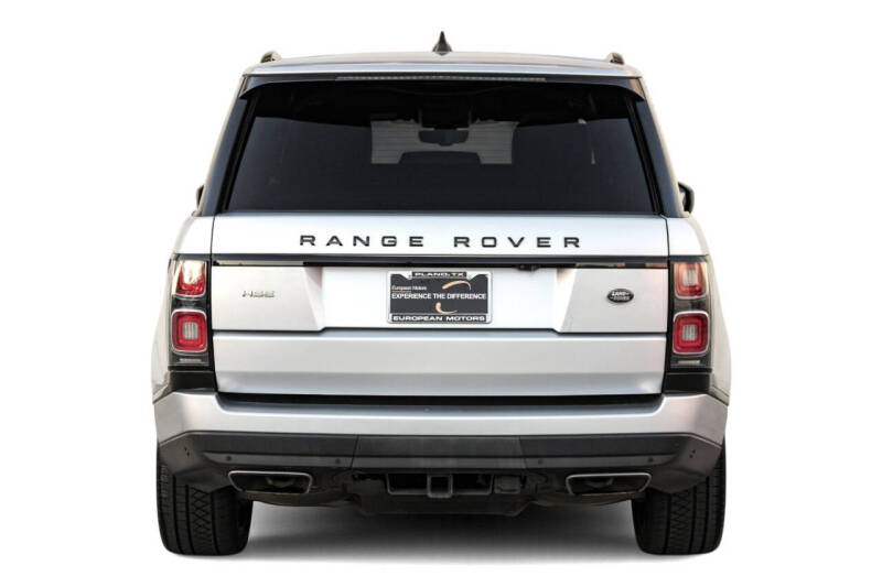 2018 Land Rover Range Rover HSE