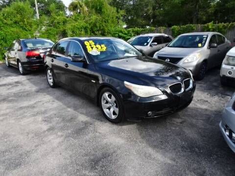2005 BMW 5 Series for sale at DONNY MILLS AUTO SALES in Largo FL