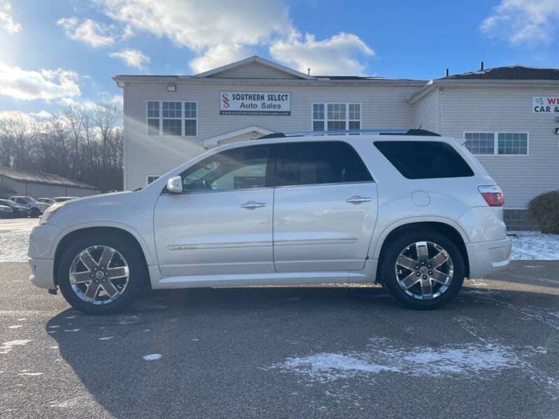 2012 GMC Acadia for sale at SOUTHERN SELECT AUTO SALES in Medina OH