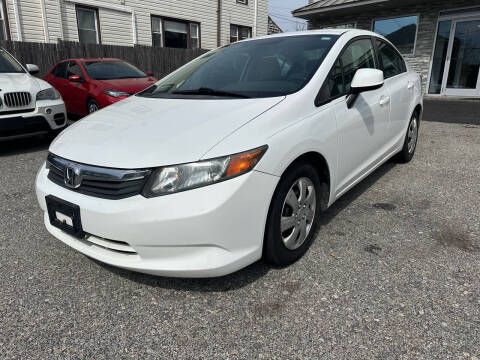 2012 Honda Civic for sale at Zaccone Motors Inc in Ambler PA