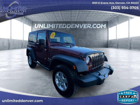 2007 Jeep Wrangler for sale at Unlimited Auto Sales in Denver CO