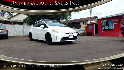 2012 Toyota Prius for sale at Universal Auto Sales Inc in Salem OR