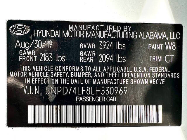 2020 Hyundai Elantra SE