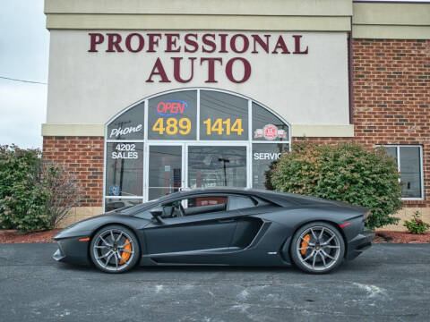 2014 Lamborghini Aventador for sale at Professional Auto Sales & Service in Fort Wayne IN