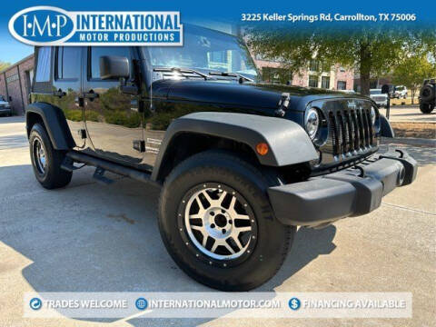 2014 Jeep Wrangler Unlimited for sale at International Motor Productions in Carrollton TX