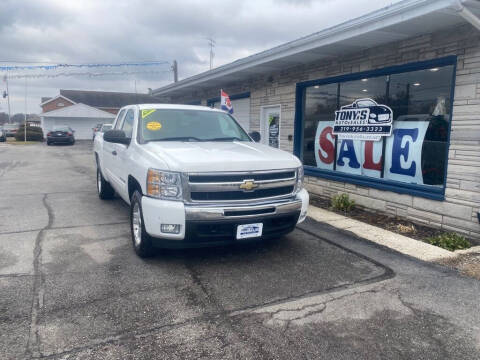 2010 Chevrolet Silverado 1500 for sale at Tonys Auto Sales Inc in Wheatfield IN