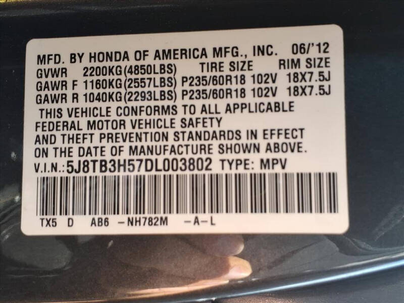 2013 Acura RDX w/Tech