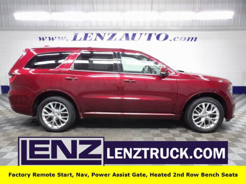 2017 Dodge Durango for sale at LENZ TRUCK CENTER in Fond Du Lac WI