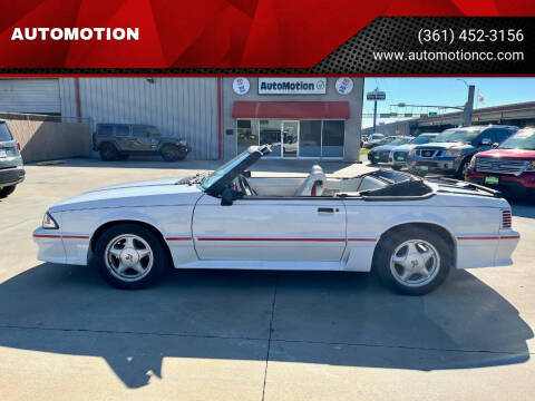 1991 Ford Mustang for sale at AUTOMOTION in Corpus Christi TX
