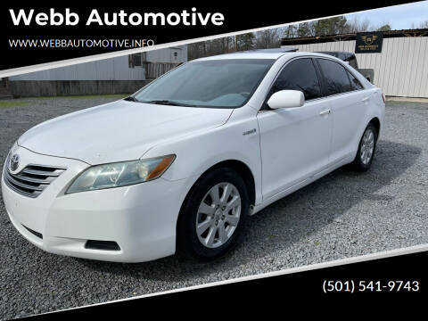 2008 Toyota Camry Hybrid for sale at Webb Automotive in Maumelle AR