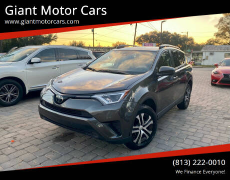 2017 Toyota RAV4 for sale at Giant Motor Cars in Tampa FL