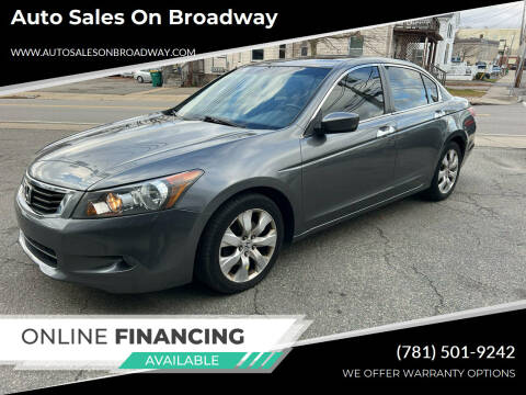 2009 Honda Accord for sale at Auto Sales on Broadway in Norwood MA
