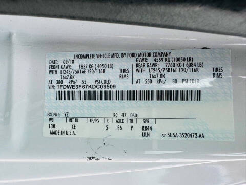 2019 Ford E-Series E-350 SD