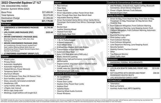 2022 Chevrolet Equinox LT