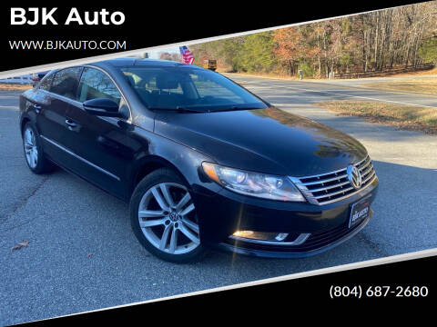 2013 Volkswagen CC for sale at BJK Auto in Oilville VA