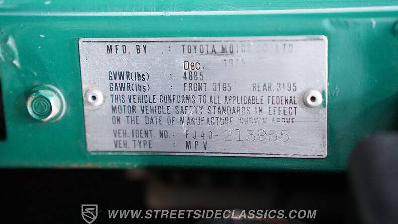 1976 Toyota Land Cruiser