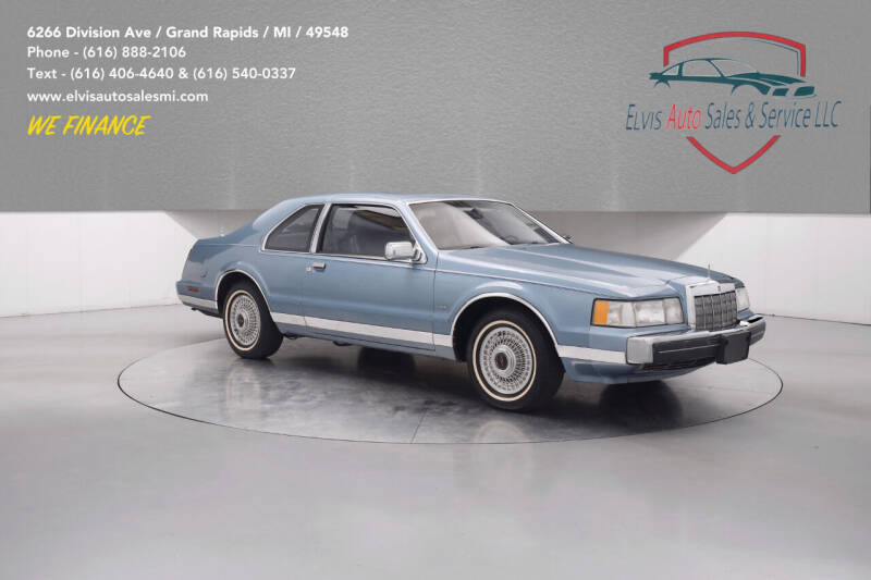 1988 Lincoln Mark VII for sale at Elvis Auto Sales LLC in Grand Rapids MI