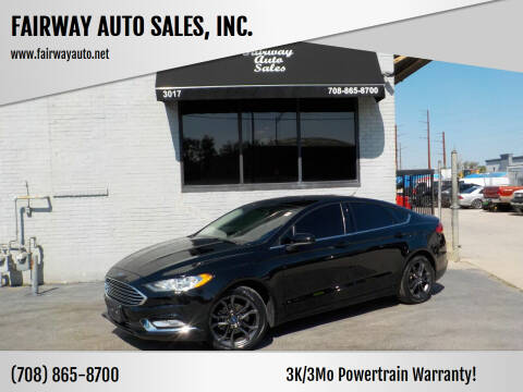 2018 Ford Fusion for sale at FAIRWAY AUTO SALES, INC. in Melrose Park IL