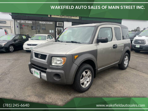 2003 Honda Element for sale at Wakefield Auto Sales of Main Street Inc. in Wakefield MA