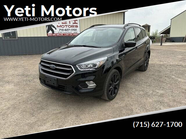 2018 Ford Escape for sale at Yeti Motors in Deerbrook WI