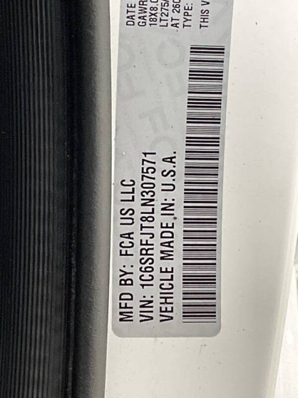 2020 RAM 1500 Laramie