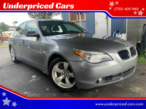 2006 BMW 5 Series for sale at Underpriced Cars in Marietta GA