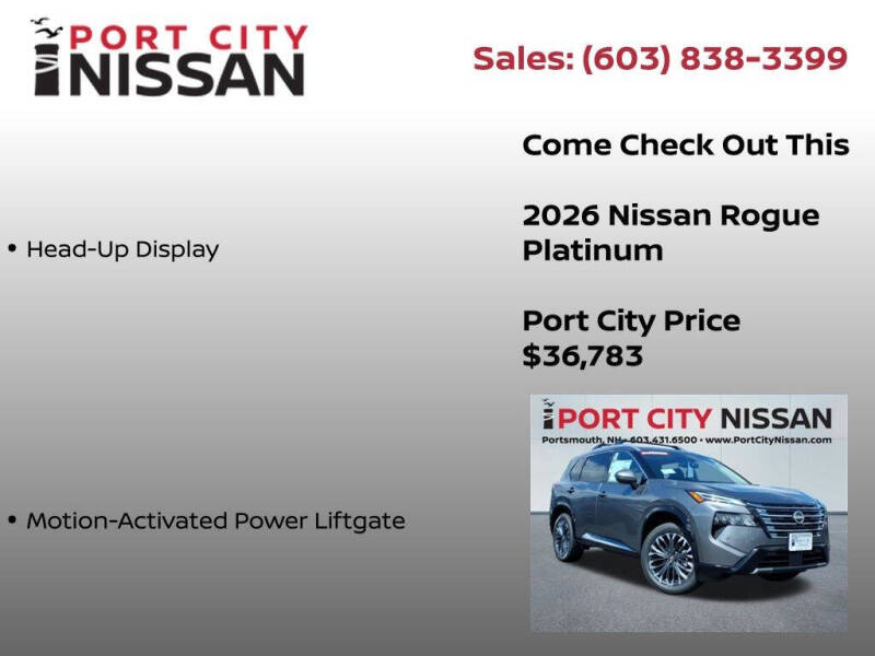 2026 Nissan Rogue Platinum